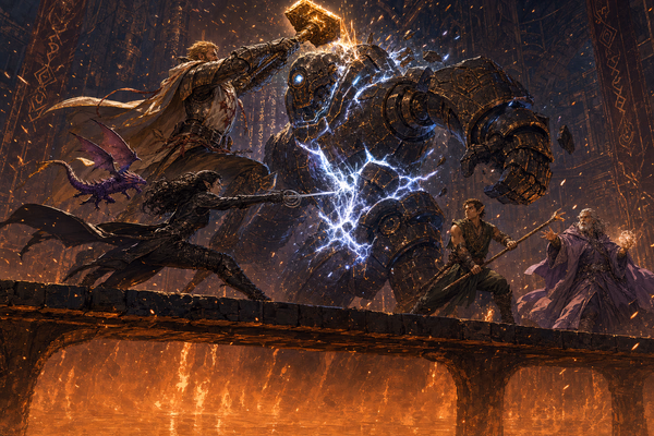 The Golem on the Causeway — Fantasy