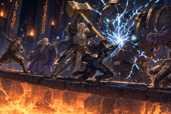 The Golem on the Causeway — Anime / JRPG