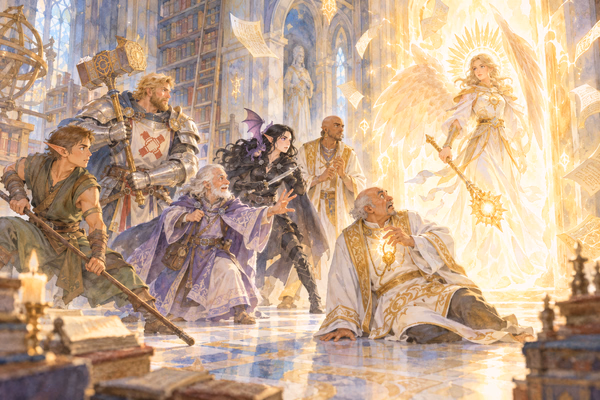 The Angel of Velaryl — Watercolour